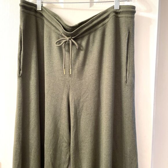 Zuda Womens EccoVero Cozy Knit Sweater Pants XL Wide Leg Pull-on - Picture 3 of 12